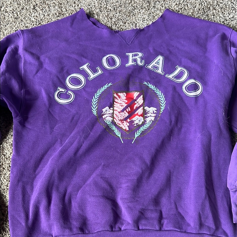 Purple Colorado Sweatshirt